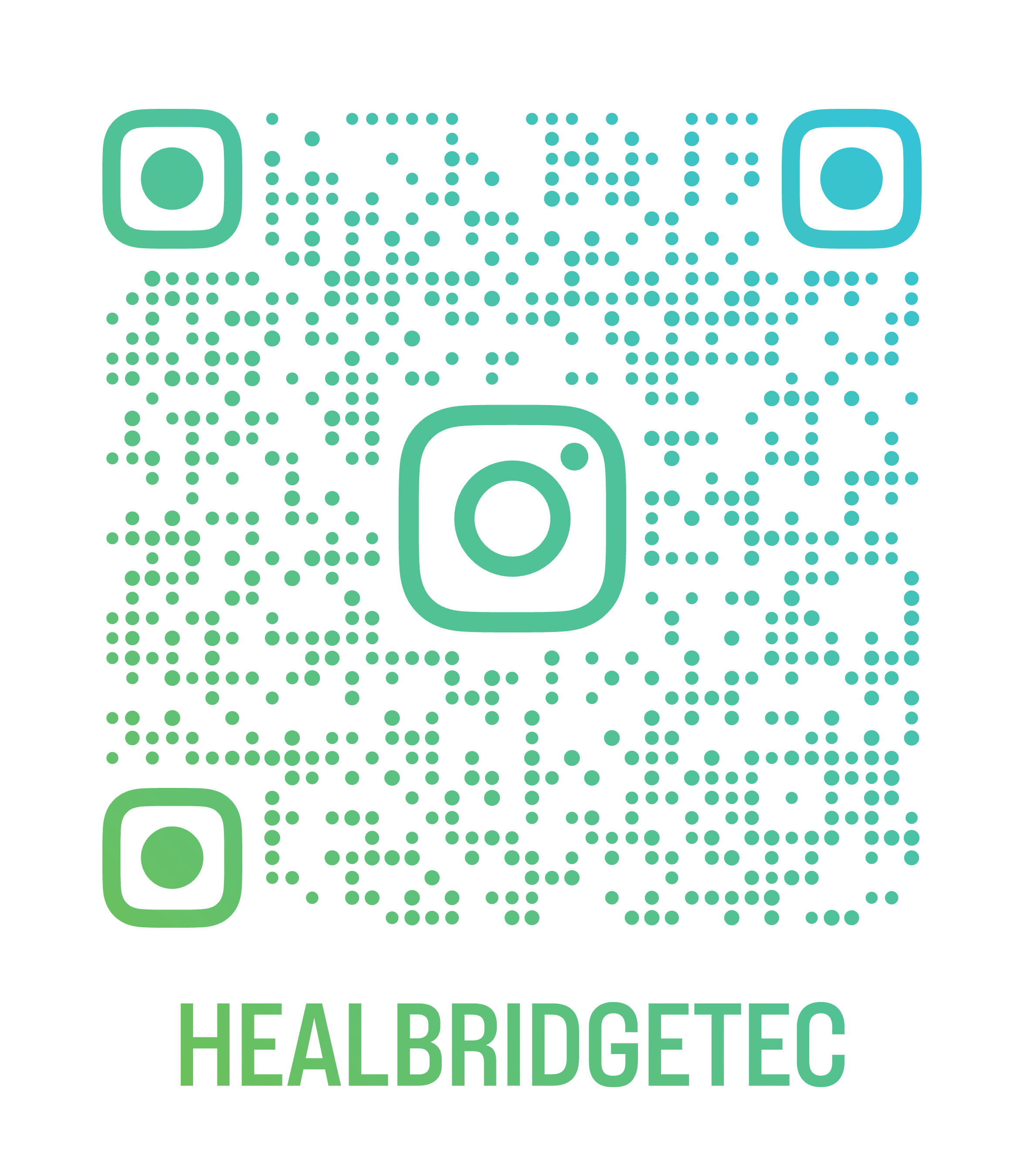 QR Code Instagram @healbridgetec